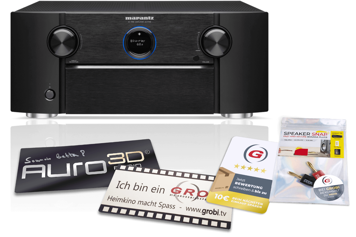Marantz AV8805A | 13.2-Kanal Vorverstärker + GRATIS SPEAKER SNAP® + Auro3D / GROBI Schild Marantz AV8805A | 13.2-Kanal Vorverstärker + GRATIS SPEAKER SNAP® + Auro3D / GROBI Schild